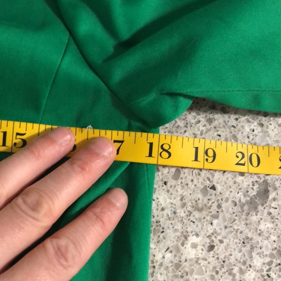 {East 5th} Green Collared Button Front Swing Jacket - Picture 8 of 9